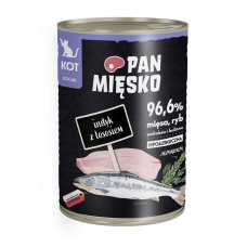 PAN MIĘSKO KOCIĘTA INDYK ŁOSOŚ PUSZKA 400G